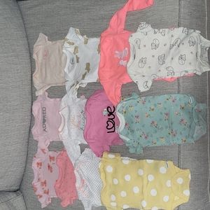 Onsies for sale ! All have never been worn. And all are Size: New Born !